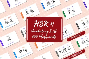 Học 300 Từ Vựng HSK3 Flashcard